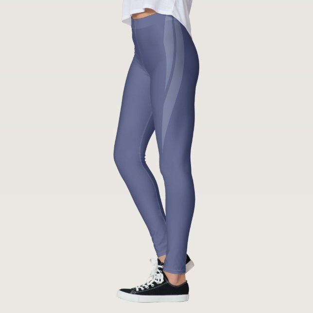 HAMbyWG - Compression Leggings -  Deep Periwinkle (Left)