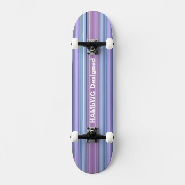 HAMbyWG Conçu - Skateboard - Blueberry (Recto)