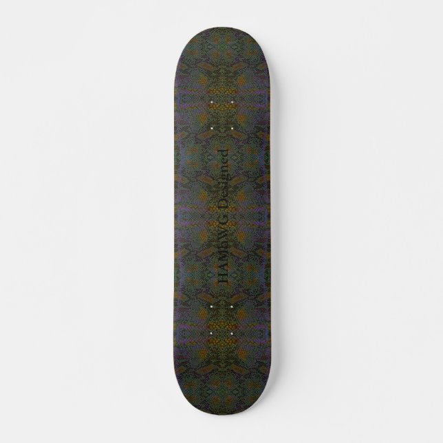 HAMbyWG Conçu - Skateboard - Lizard Skin Look (Devant)