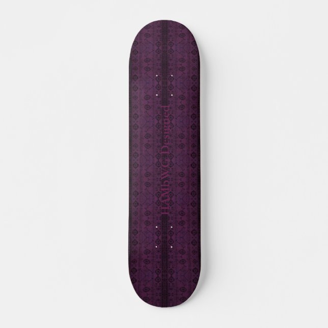 HAMbyWG Conçu - Skateboard - Plum Purple (Devant)