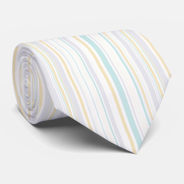 HAMbyWG - Cravate - Whe/Bone/Gold/Pale Bl & Gr (Roulé)