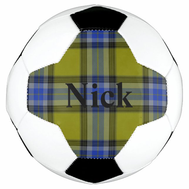 HAMbyWG - Custom Soccer Ball - Olive Blue (Front)