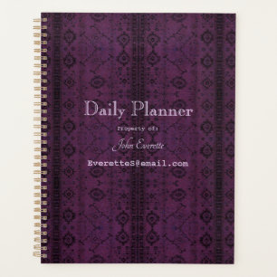 HAMbyWG - Daily Planner - Plum India Ink