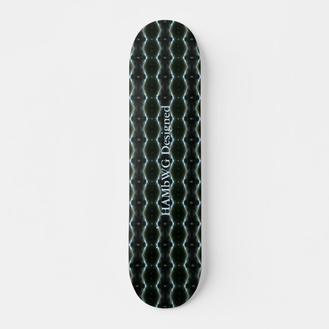 HAMbyWG Designed - Black Light Skateboard (Front)