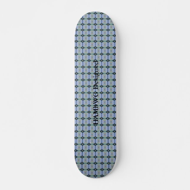 HAMbyWG Designed - Periwinkle Nouveau Skateboard (Front)