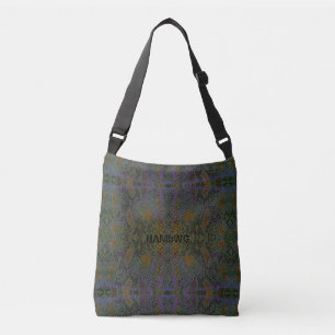 HAMbyWG Designed Tote Bags - Lizard Grey Gold Prpl