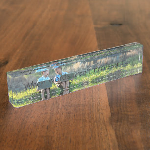 HAMbyWG Desk Name Plate - Co-Worker