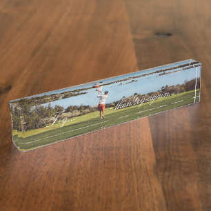 HAMbyWG Desk Name Plate - Try Try Again