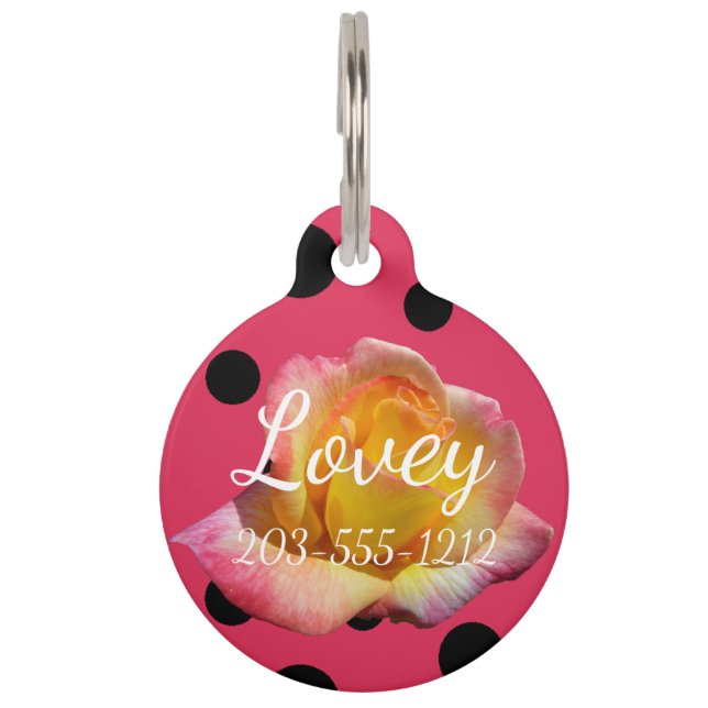 HAMbyWG - Dog Name Tag - Rockabilly (Front)