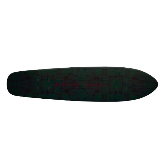 HAMbyWG Dsgnd Skateboard - Gothic Green Distressed