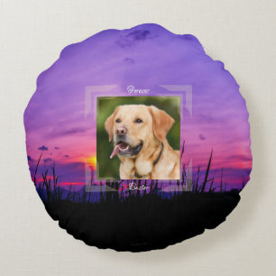 HAMbyWG - Everlasting Candle Memorial Round Pillow