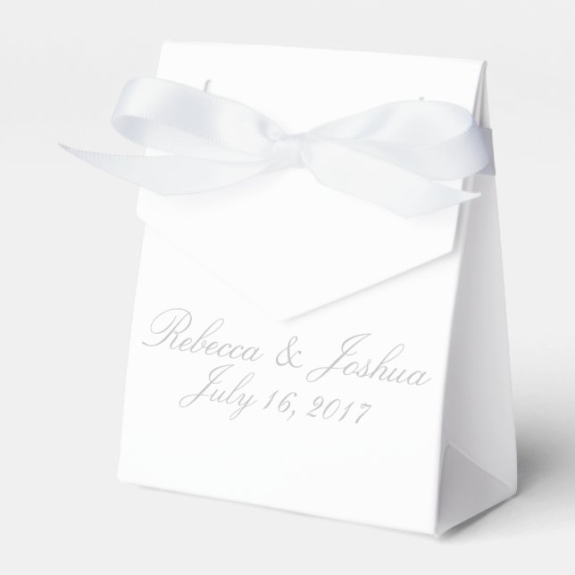 HAMbyWG - Favour Box w/Ribbon & Personalized (Front Side)