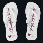 HAMbyWG - Flip-Flops - Beautiful Bride Flip Flops<br><div class="desc">HAMbyWG - Flip-Flops - Beautiful Bride</div>