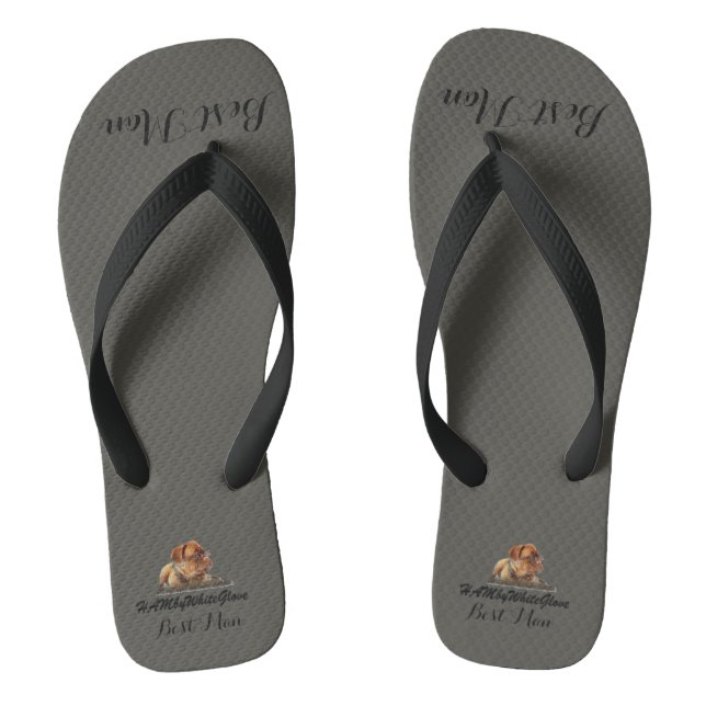 HAMbyWG - Flip-Flops - Best Man Flip Flops (Footbed)