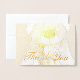 HAMbyWG Foil CArd - Teddy Bear Thank You