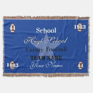 HAMbyWG Football Throw Blanket