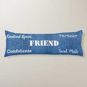 HAMbyWG - Friend Theme, Distressed  Look Body Pillow