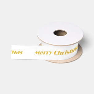 HAMbyWG - Gift Ribbon - Merry Christmas Satin Ribbon