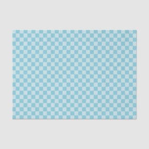 HAMbyWG - Gift Tissue - Aqua-Blue Gingham Tissue Paper