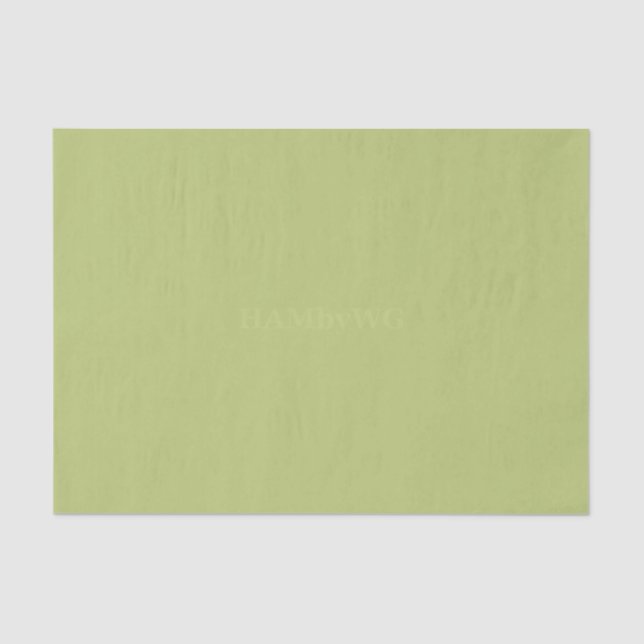 HAMbyWG - Gift Tissue - Celery Paper (Front)
