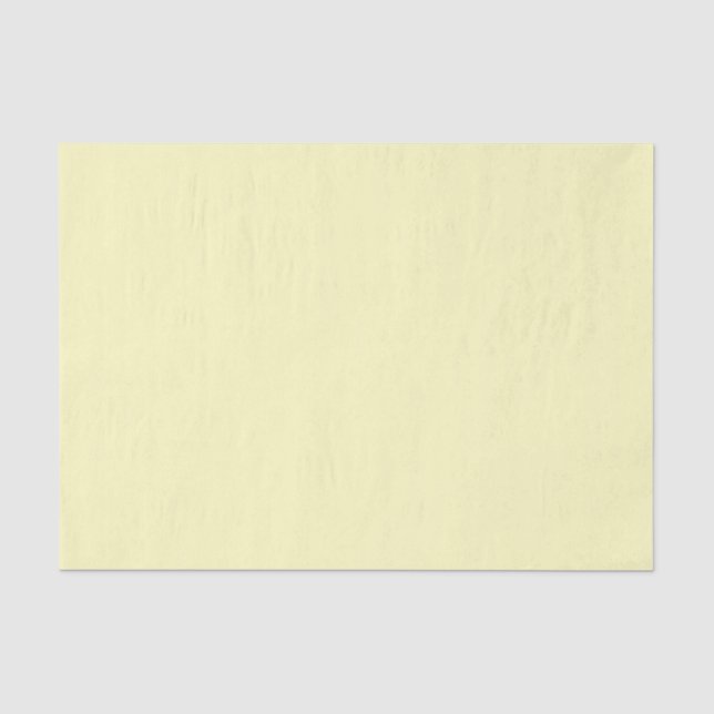 HAMbyWG - Gift Tissue - Pale Yellow Tissue Paper (Front)