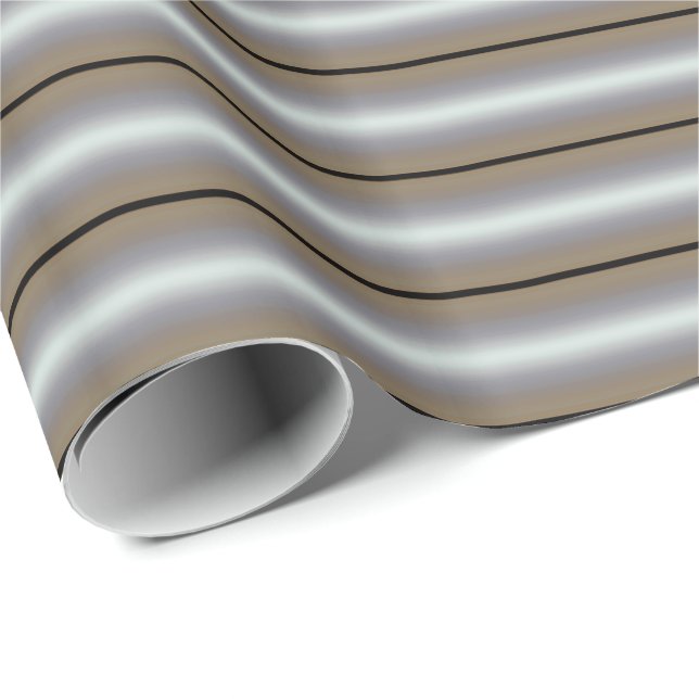 HAMbyWG - Gift Wrap - Art Deco Stripe (Roll Corner)