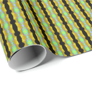 HAMbyWG - Gift Wrap - Gold Violet AquaMarine