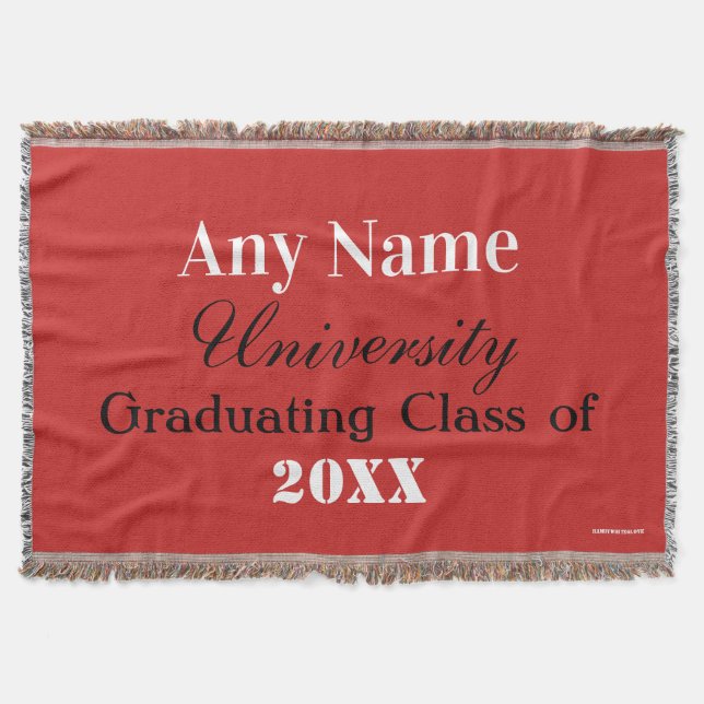 HAMbyWG - Graduating Class Throw Blanket (Front)