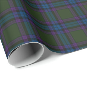 HAMbywG - Green Pink Blue Plaid Wrapping Paper