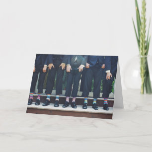 HAMbyWG - Greeting Card - Men in Socks