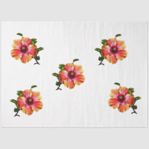 HAMbyWG Hawaiin Hibiscus Flower Tissue Paper