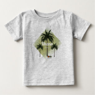HAMbyWG Hawaiin Theme Palm Trees with Ohana Baby T-Shirt