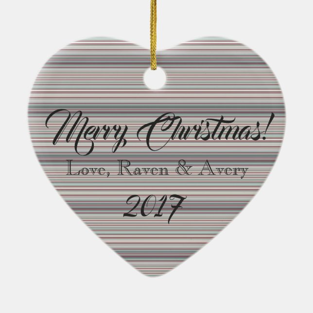 HAMbyWG  Heart Ornament -  Photo Ornament (Back)