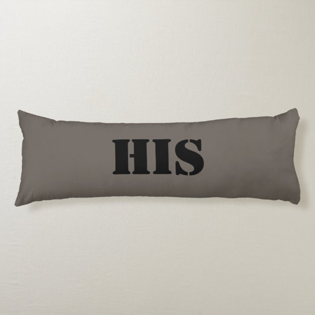 HAMbyWG - His & Hers Theme Body Pillow (Front)