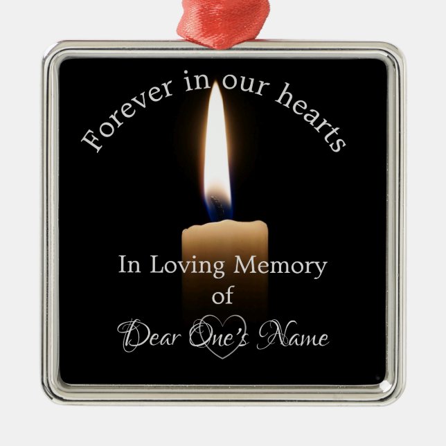 HAMbyWG - In Memory of Candle Ornament (Front)