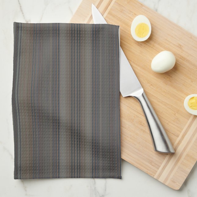 HAMbyWG - Kitchen Towel - Taupe Grey Blue (Quarter Fold)