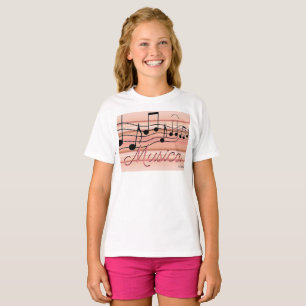 HAMbyWG La Musique T-shirt w Peach