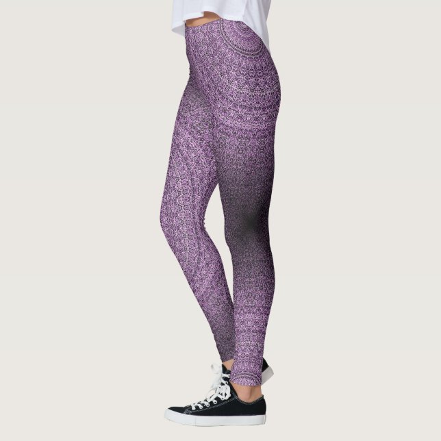 HAMbyWG - Leggings - Amethyst Mandala (Left)