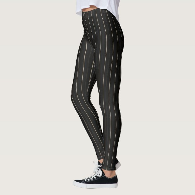 HAMbyWG - Leggings - Bandes de pinces noires (Gauche)