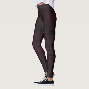 HAMbyWG - Leggings - Bourgogne/Noir en état de dét