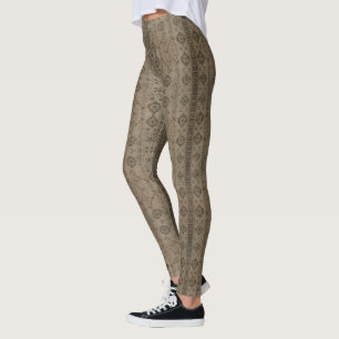 HAMbyWG - Leggings - Vintage Turk Design - Tea