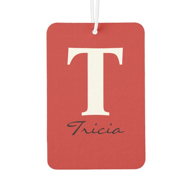 HAMbyWG - Modern Monogram Air Freshener (Back)
