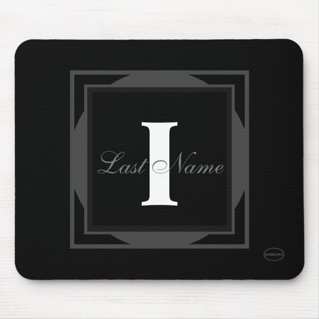 HAMbyWG Monogram Mouse Pad (Front)