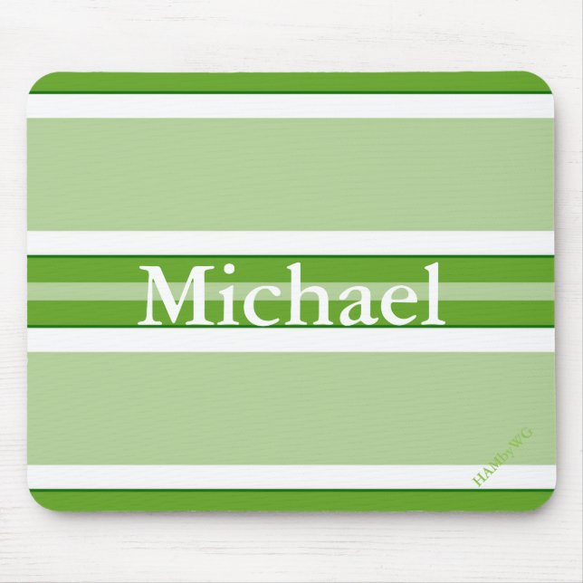 HAMbyWG - Mouse Pad - Apple Stripe Wide (Front)