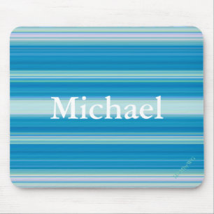 HAMbyWG - Mouse Pad - Blue Random Stripe
