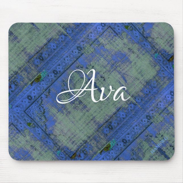 HAMbyWG - Mouse Pad - Distressed Persian - Blue (Front)