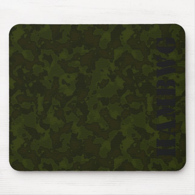 HAMbyWG - Mouse Pad - Green Camouflage (Front)