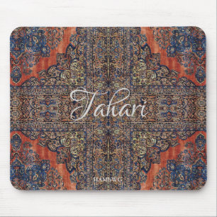 HAMbyWG - Mouse Pad -  Gypsy Coral & Blue