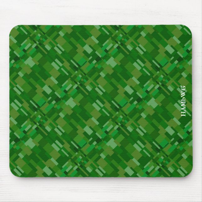 HAMbyWG - Mouse Pad - Modern Graphic Green (Front)