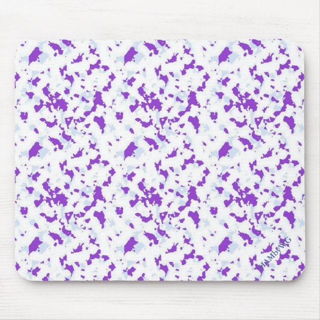 HAMbyWG - Mouse Pad - Purple Camouflage (Front)